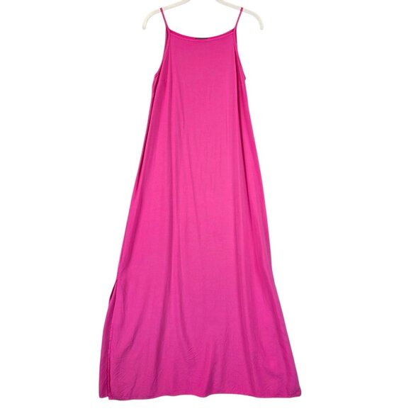 Vince Camuto Dress Womens XS Pink Maxi Spaghetti Strap Sleeveless A Line V596 - Picture 1 of 8